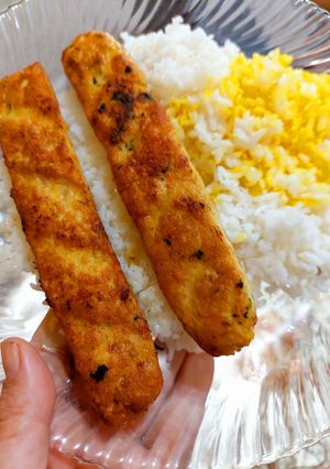 عکسی از دستور کوبیده مرغ