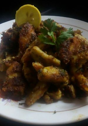 A picture of Arbi/chamadumpaloo fry curry.