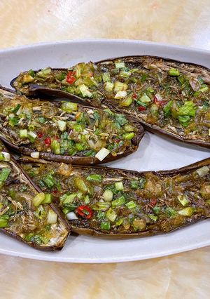 Hình của món Cà tím nướng.