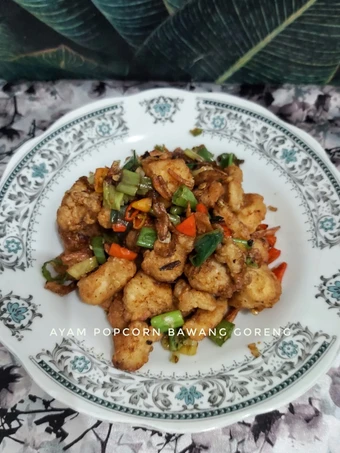Cara Gampang Membikin Resep Ayam popcorn bawang goreng yang Lezat Sekali Anti Ribet, Lezat