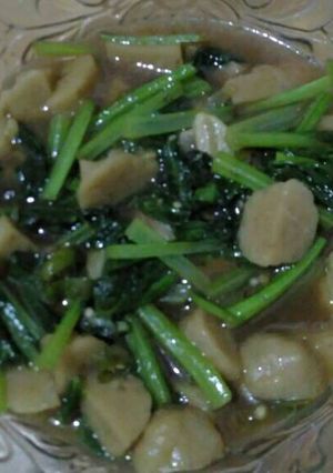 Foto resep Tumis caisim baso saus tiram