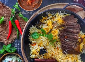 Gambar 🍚🍖 Nasi Arab Daging ala Yemen