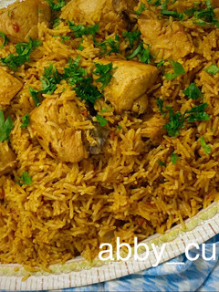 صورة لوصفة كبسة دجاج حمره