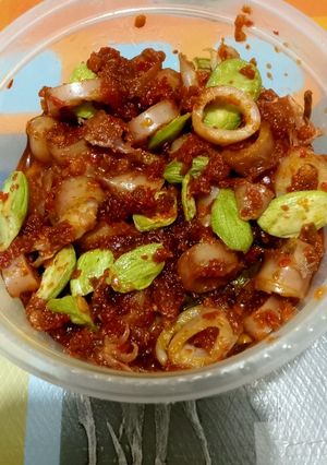 Foto resep Sambal cumi pete
