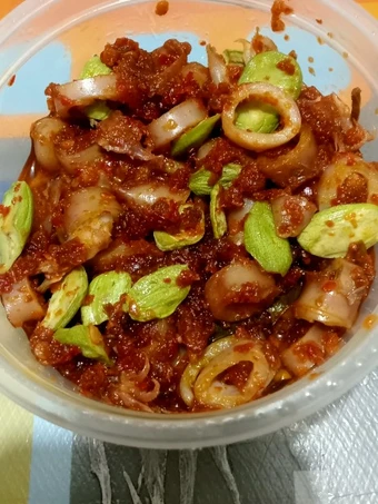 Easy Steps to Make Sambal cumi pete the So Delicious Appealing