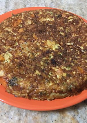 Una foto de Tortilla de verduras en sartén Essen