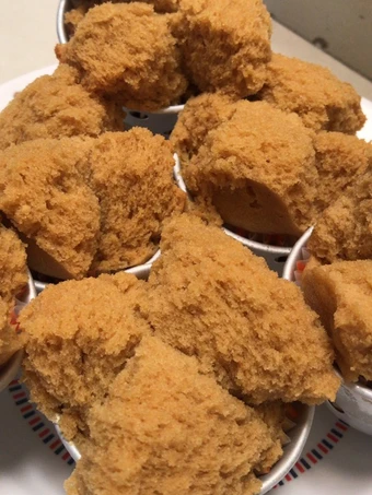 Cara Mudah Membikin Resep Bolu kukus gula merah santan mekar yang Bisa Manjain Lidah Anti Ribet, Bisa Manjain Lidah