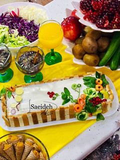 عکسی از دستور سالاد الویه