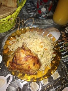 صورة لوصفة أرز بالدجاج
