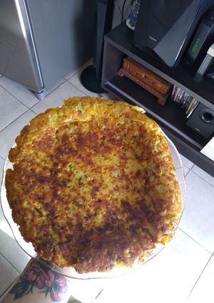 Una foto de Tortilla de coliflor y verduritas VEGAN- sin tacc apto bebé +6m