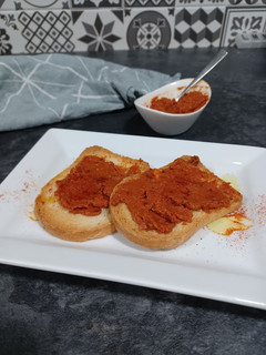 Una foto de Sobrasada vegana