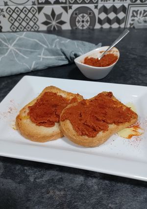 Una foto de Sobrasada vegana