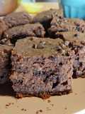 Brownies de porotos colorados