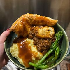 Beef Shin and Guinness Pie A picture of Beef Shin and Guinness Pie.