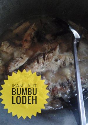 Foto resep 35) Ikan Laut Bumbu Lodeh