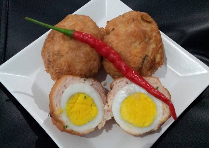 Resep Bakso Daging Cincang Isi Telur Cingkong Kepiting Oleh Suryadi