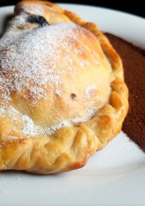 A picture of Chocolate calzone 🍫.