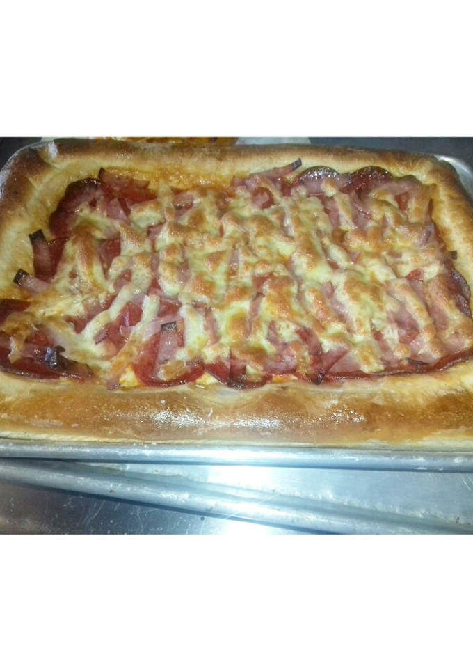 Una foto de Pizza