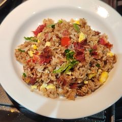 A picture of B"L"T Fried rice.