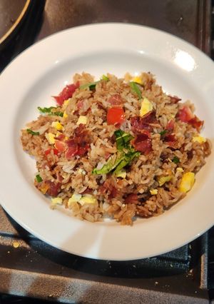 A picture of B"L"T Fried rice.