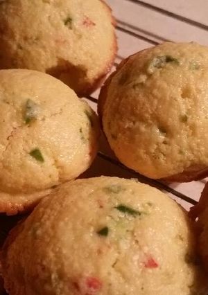 A picture of Hot Pepper Mini Corn Muffins.
