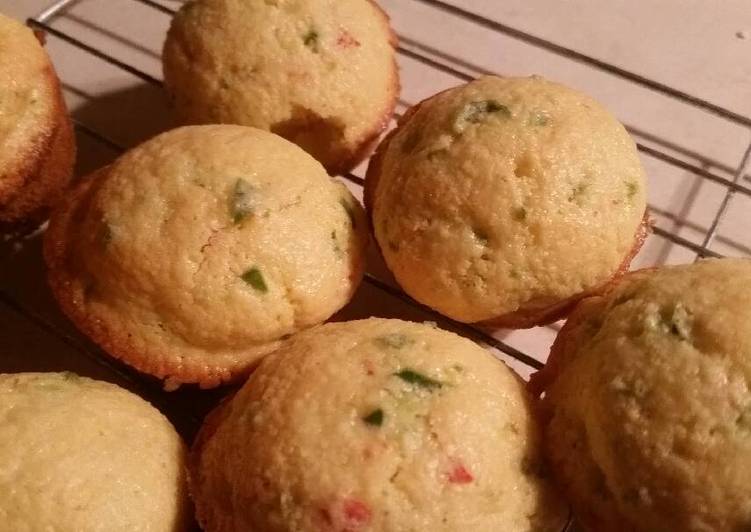 Hot Pepper Mini Corn Muffins