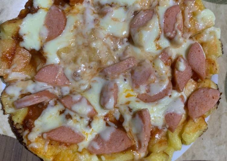 Cara Gampang Menyiapkan Pizza roti teflon praktis Anti Gagal