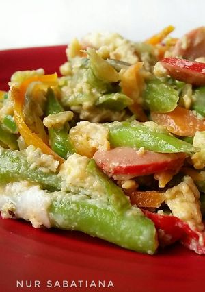 Foto resep Orak Arik Buncis Telur