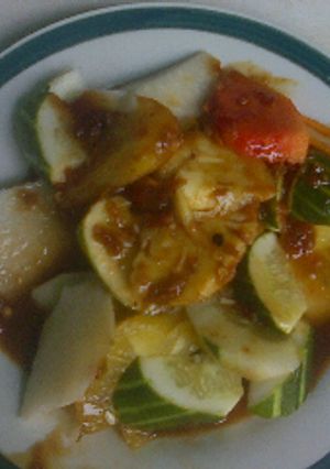 Foto resep Rujak Buah Ala Rumahan