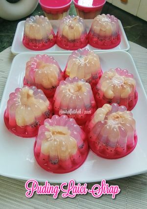 Gambar Puding Laici Sirap