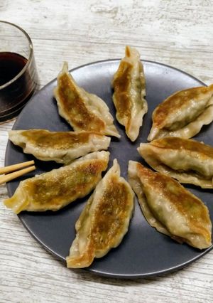 Una foto de Gyozas