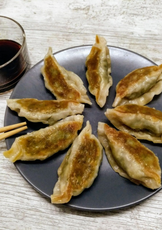 Una foto de Gyozas