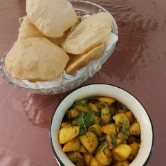 A picture of Potato Sabzi.