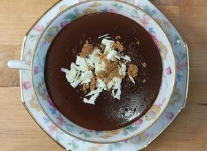 Une photo de 🍫 Crème dessert au chocolat intense (sans sucre ajouté et sans lactose)