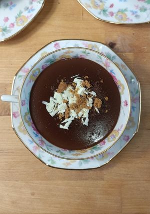Une photo de 🍫 Crème dessert au chocolat intense (sans sucre ajouté et sans lactose)