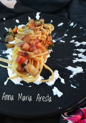 Foto di Spaghetti con Guanciale, zucchine e ricotta ❤️👩‍🍳