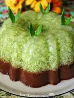 Foto resep 1. Puding Lumut Pandan Coklat