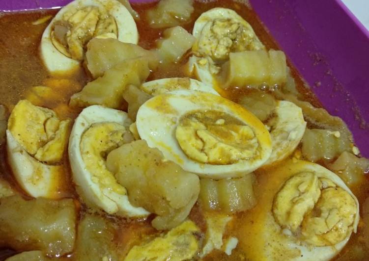 Langkah Mudah untuk Menyiapkan Egg Curry, Sempurna