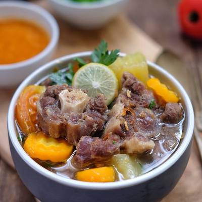 Sop buntut (oxtail soup)