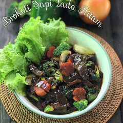 A picture of Brokoli Sapi Lada Hitam.