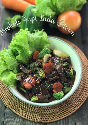 Foto resep Brokoli Sapi Lada Hitam