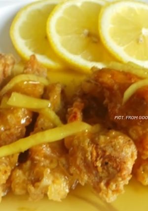 Foto resep Ayam Goreng Tepung Saus Lemon