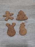 Biscoitos de Natal de Canela de Micro-ondas