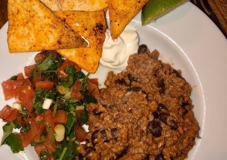 Steps to Make Quick 15 minute meat free loaded nachos