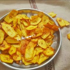 A picture of Banana  Chips - homemade.