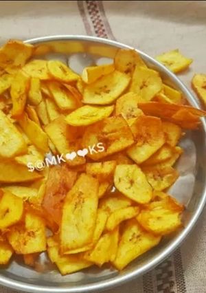 A picture of Banana  Chips - homemade.