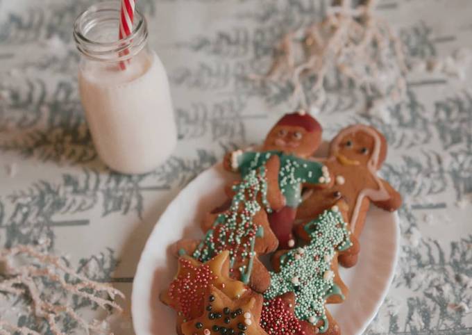 Christmas gingerbread cookies