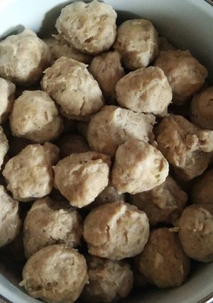 Foto resep Bakso daging sapi + daging ayam (MPASI)