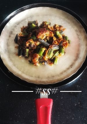 A picture of "Bhindi fry"(Ladies finger) #SSP #Cookpad.