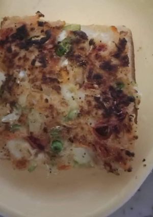 A picture of Rava bread sandwich.